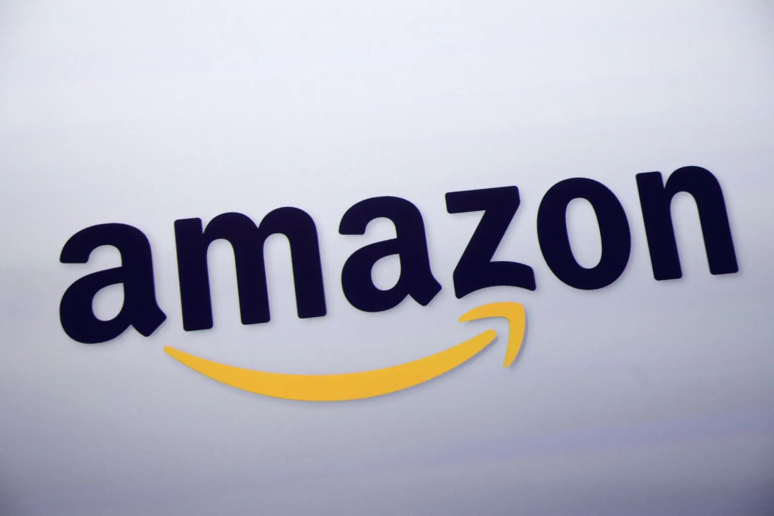 FILE - The Amazon logo is displayed at a news conference in New York on Sept. 28, 2011. (AP Photo/Mark Lennihan, File) FILE - The Amazon logo is displayed at a news conference in New York on Sept. 28, 2011. (AP Photo/Mark Lennihan, File)